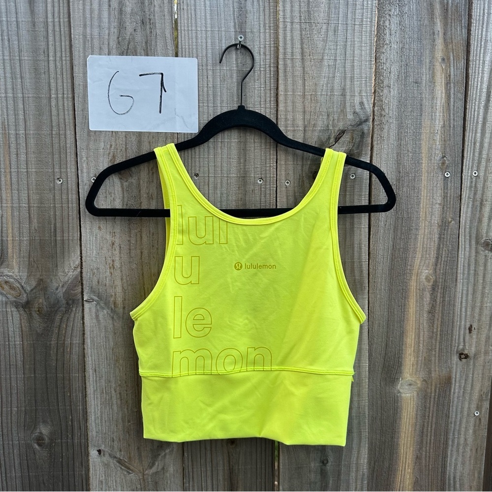 Lululemon Yellow Tank Top Size 6